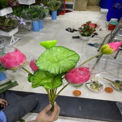 Hoa Sen Đặt Tượng Bác 125cm